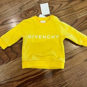 Givenchy Yellow Sweatshirt with Logo